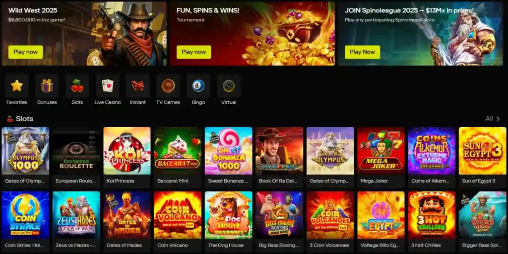 Automaty w Parimatch Casino