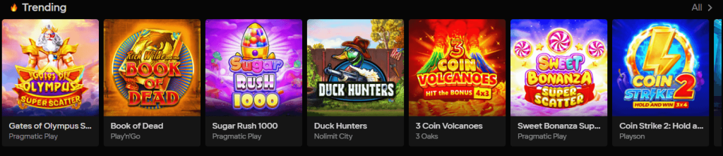 Trending SLoty Parimatch